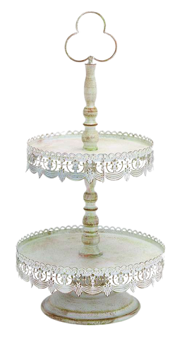Victorian 2 Tier Treat Tray