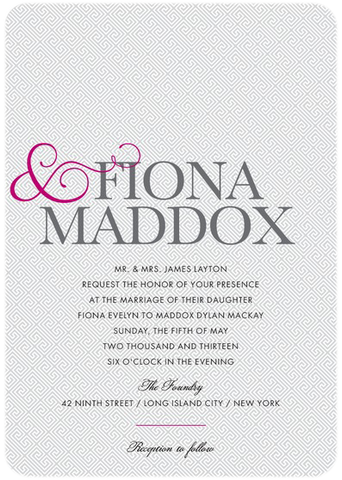 Wedding Paper Divas Truly Together Invitation