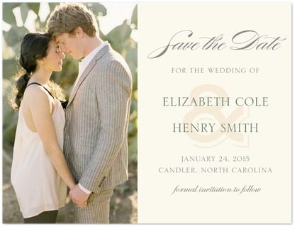 Wedding Paper Divas Radiant Request Save the Date