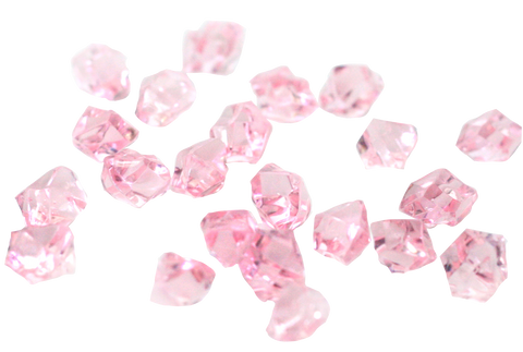 Pink Acrylic Gem Vase Filler
