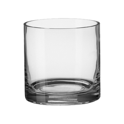 6" Clear Glass Vase